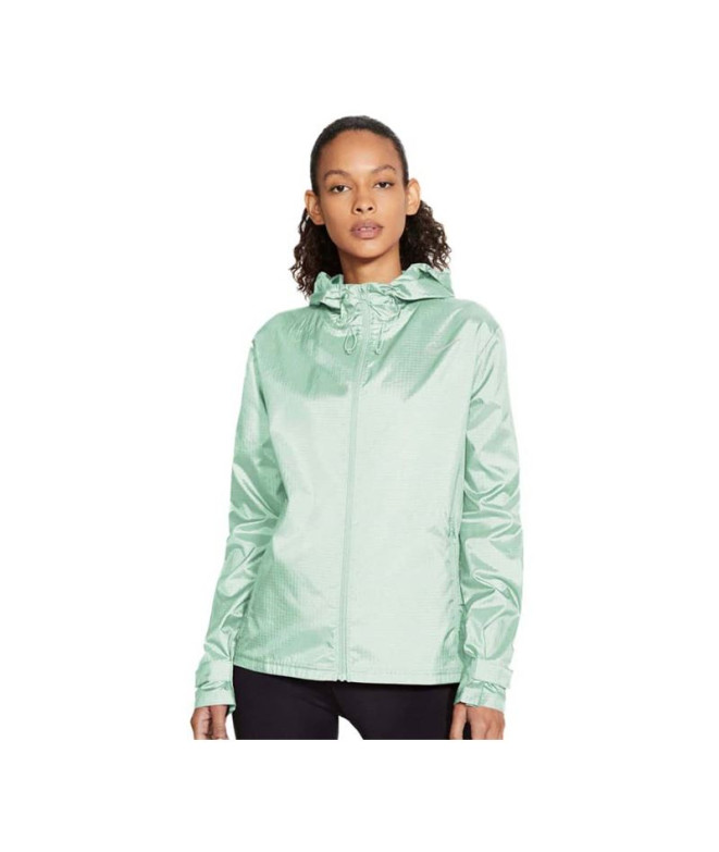 Veste running Nike de Essential green femme