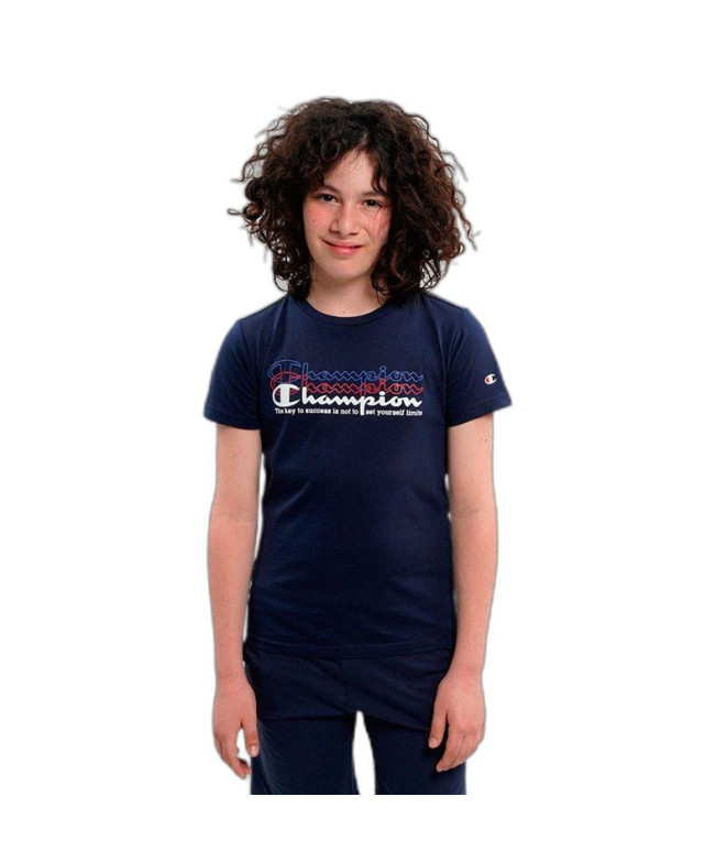 T-shirt Champion Crewneck Boy Blue