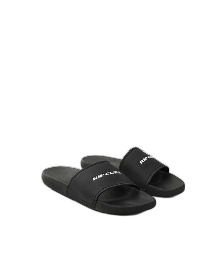 Tongs de natation Rip Curl Side Slide Open Toe Hommes Noirs