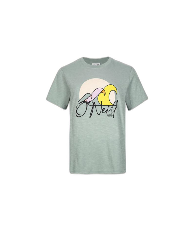 T-shirt O'Neill Luano Graphic Femme Gris