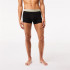 Slip Lacoste 3PK Ceinture contrastée Noir Homme
