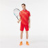 Polo Lacoste Sport x Novak Djokovic Regular Fit Pique Red Hommes