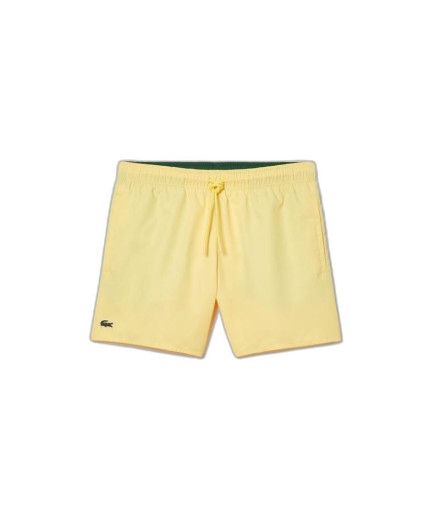 Maillot de bain Lacoste Jaune léger à séchage rapide Homme
