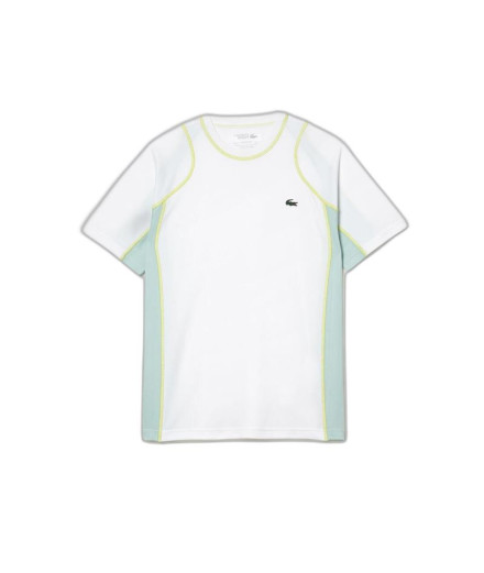 T-Shirt Lacoste Sport Run-Resistant Piqué Tennis Blanc...