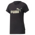 Puma Essentials+ Nova Shine T-Shirt Femme Noir