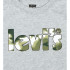 Levi's Camo Poster Logo Gray Heather Boy's T-Shirt