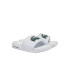 Tongs Lacoste Croco Dualiste Synthetic Logo Strap Women's White