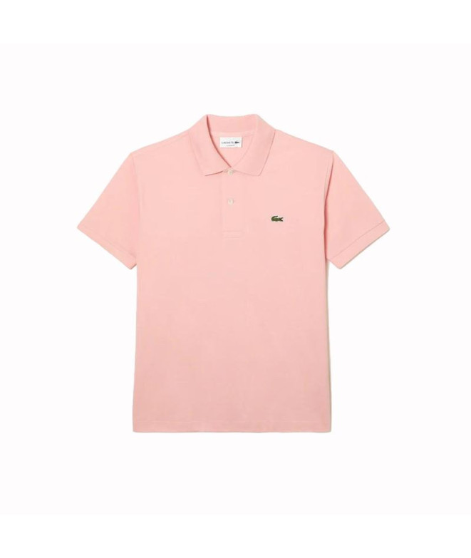 Polo Lacoste Fit L.12.12 Rose Homme