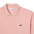 Polo Lacoste Fit L.12.12 Rose Homme