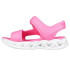 Chaussures Skechers Sandales Heart Lights Fille Rose Mesh/Multi Trim
