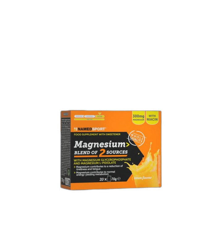 Magnésium NamedSport Mélange de 2 sources 20...