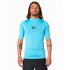 Lycra Rip Curl Lycra Rip Curl Corps S/S Homme Bleu turquoise