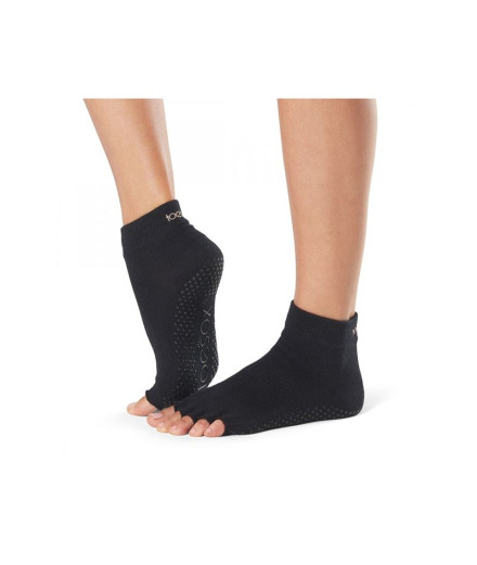 Chaussettes de yoga sans orteils Atipick Noir