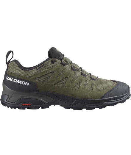 Chaussures de Montagne Salomon X Ward Leather Gore-Tex...