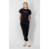 T-shirt Champion Crewneck Croptop Femmes Noir