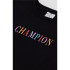 T-shirt Champion Crewneck Croptop Femmes Noir