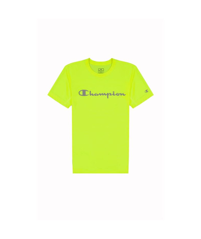 T-shirt Champion Crewneck Jaune Homme