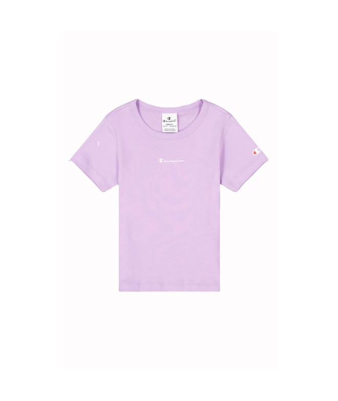 T-shirt Champion Crewneck Lilas Girl's
