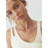 Soutien-gorge de sport Born Living Yoga Aura Ivory Femmes
