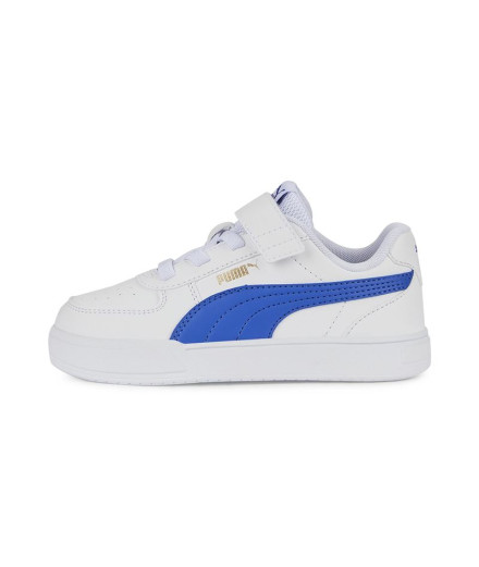 Chaussures Puma Caven Ac+ Ps pour enfants Blanc Bleu