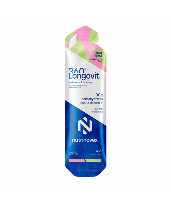 Gel Nutrinovex Longovit 360 Fraise & Kiwi