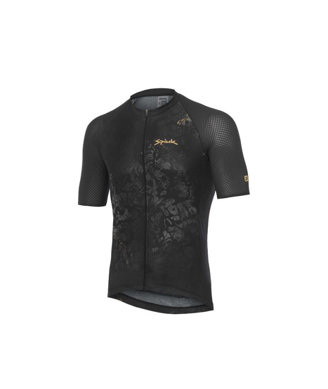 Cyclisme Spiuk Haut Homme Maillot M/C Ten Noir