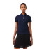 Polo Lacoste Coupe slim en coton piqué extensible Bleu Femme