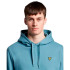 Sweat Lyle & Scott V1- Hoodie Man Blue