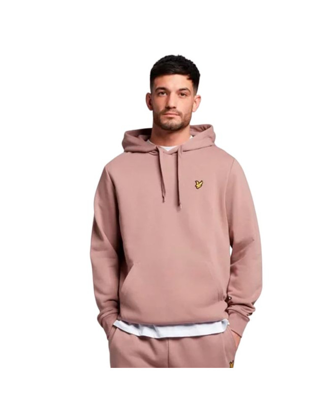 Sweat Lyle & Scott V1- Hoodie Man Pink