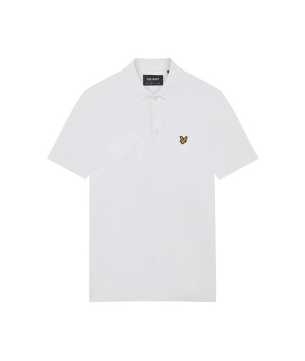 Polo homme Lyle & Scott V1-Plain blanc
