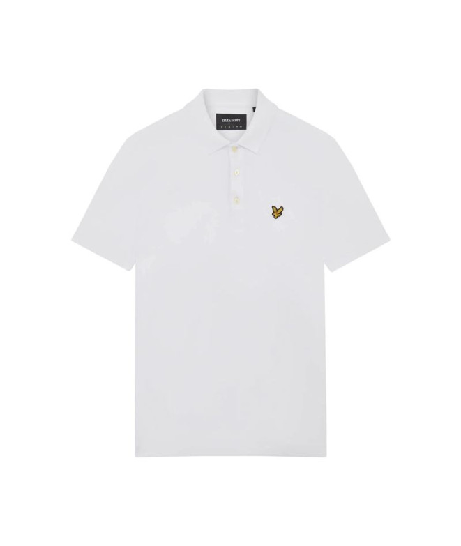 Polo homme Lyle & Scott V1-Plain blanc