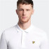 Polo homme Lyle & Scott V1-Plain blanc