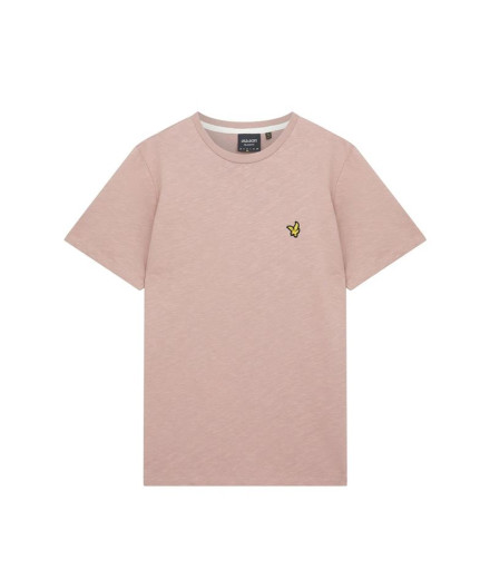 Lyle & Scott V1-Slub T-Shirt Homme Rose