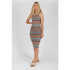 Robe Décontracté pour Femme Multicolore