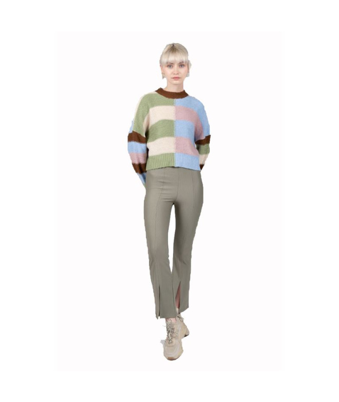 Pantalons Décontracté pour Femme Khaki