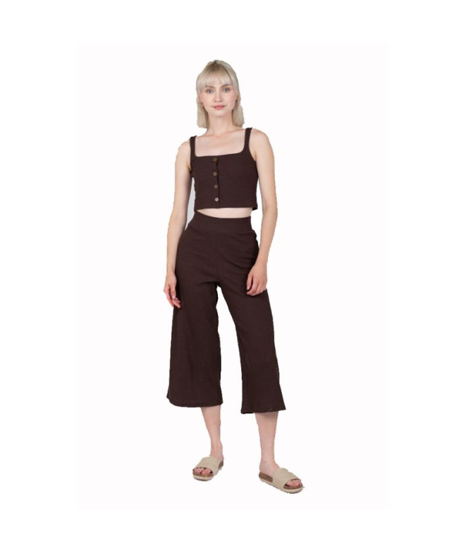Pantalons Décontracté pour Femme Brown