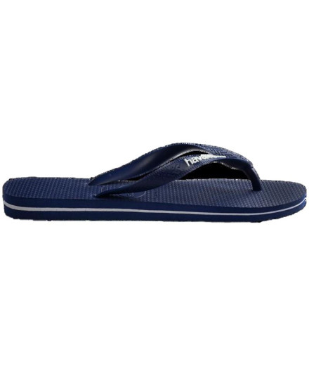 Tongs Havaianas Logo Filete Homme Bleu