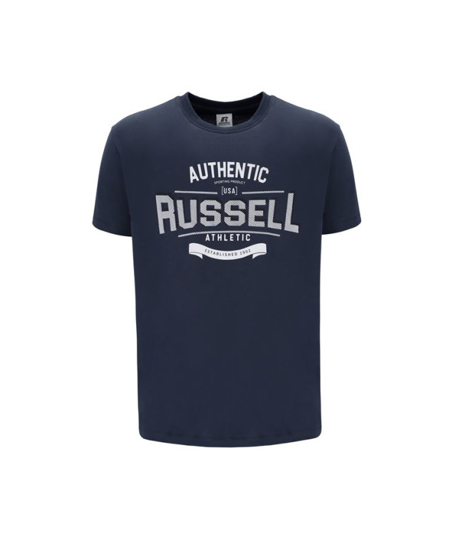 T-shirt Rusell Ara Blue Homme