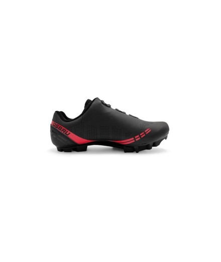 Chaussures Cyclisme de Osbru Mtb Ardo Noir/Rouge