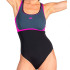 Aquarapid Costume Intero Noir Maillot de bain femme