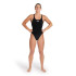 Maillot de bain Arena Team Swimsuit Swim Women Black/White