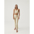 Born Living Yoga Jin Flare Oat Milk Leggings Femmes