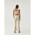 Born Living Yoga Jin Flare Oat Milk Leggings Femmes