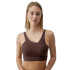 Soutien-gorge de sport Born Living Yoga Jin Cacao Femmes