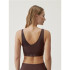 Soutien-gorge de sport Born Living Yoga Jin Cacao Femmes