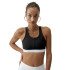 Soutien-gorge de sport Born Living Yoga Hanae Noir/Blanc Femmes