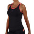 Chemise Padel Endless Flow Femmes Noir-Saumon