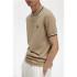 Polo Fred Perry Twin Tipped Hommes Marron