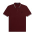 Polo Fred Perry Twin Tipped Homme Garnet
