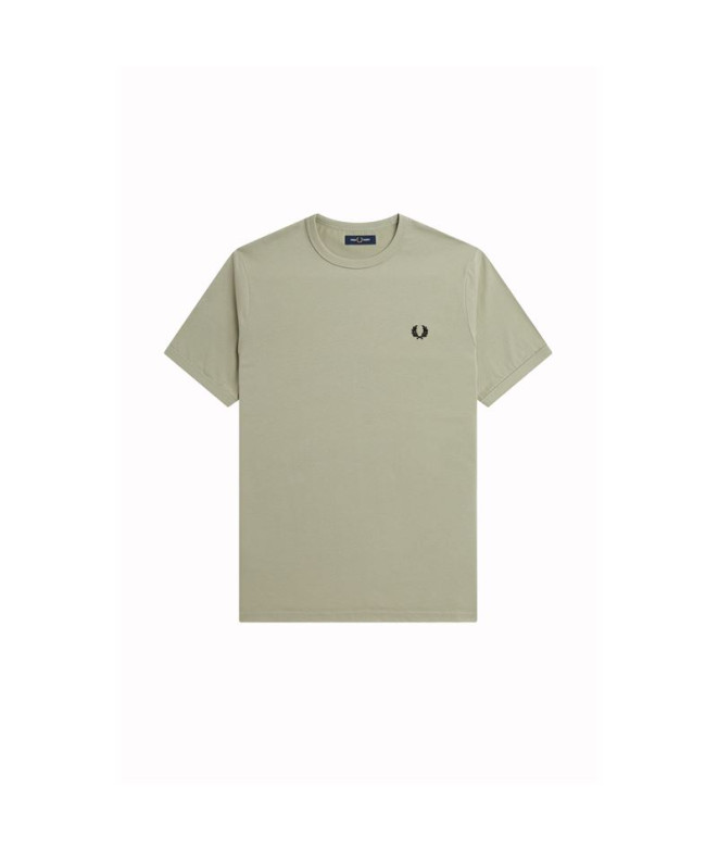 Fred Perry Ringer T-Shirt Homme Vert